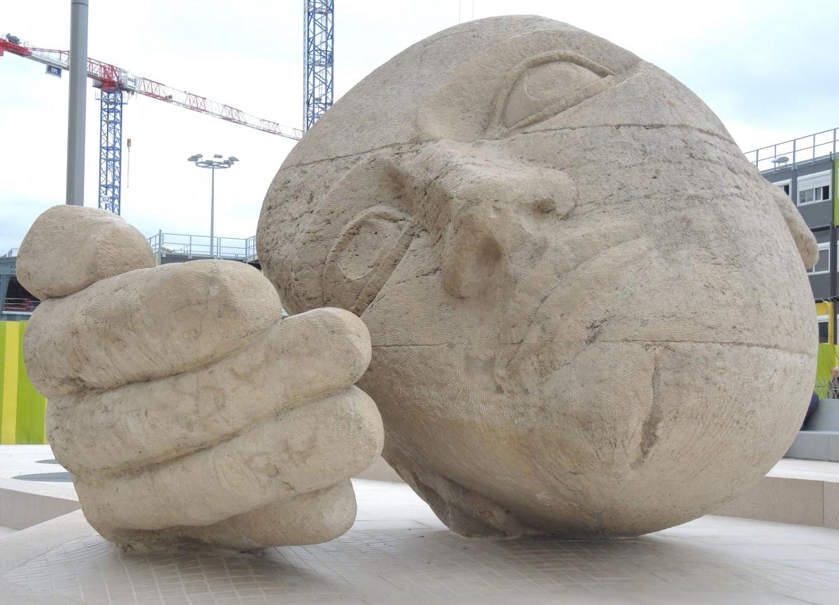 Sculpture au nouveau jardin Nelson Mandela! 4 hectares de verdure au coeur de Paris