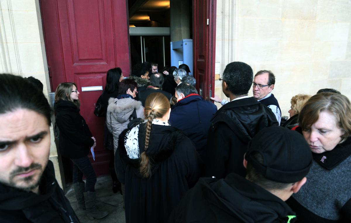Entrée du tribunal correctionnel de Bergerac