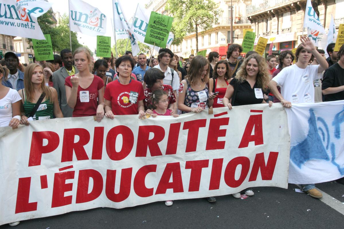 manifestation du 1°mai 2007 à Paris contre Sarkozy