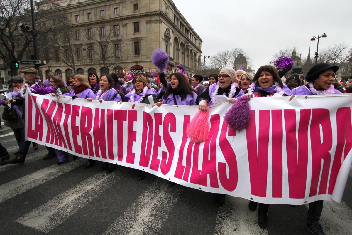 Banderole de tête La maternité des Lilas vivra