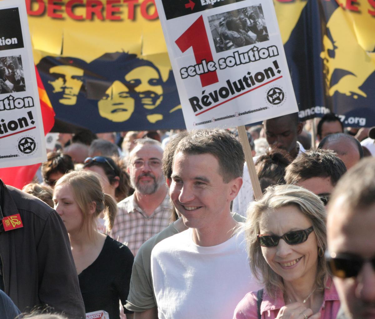 manifestation du 1°mai 2007 à Paris contre Sarkozy