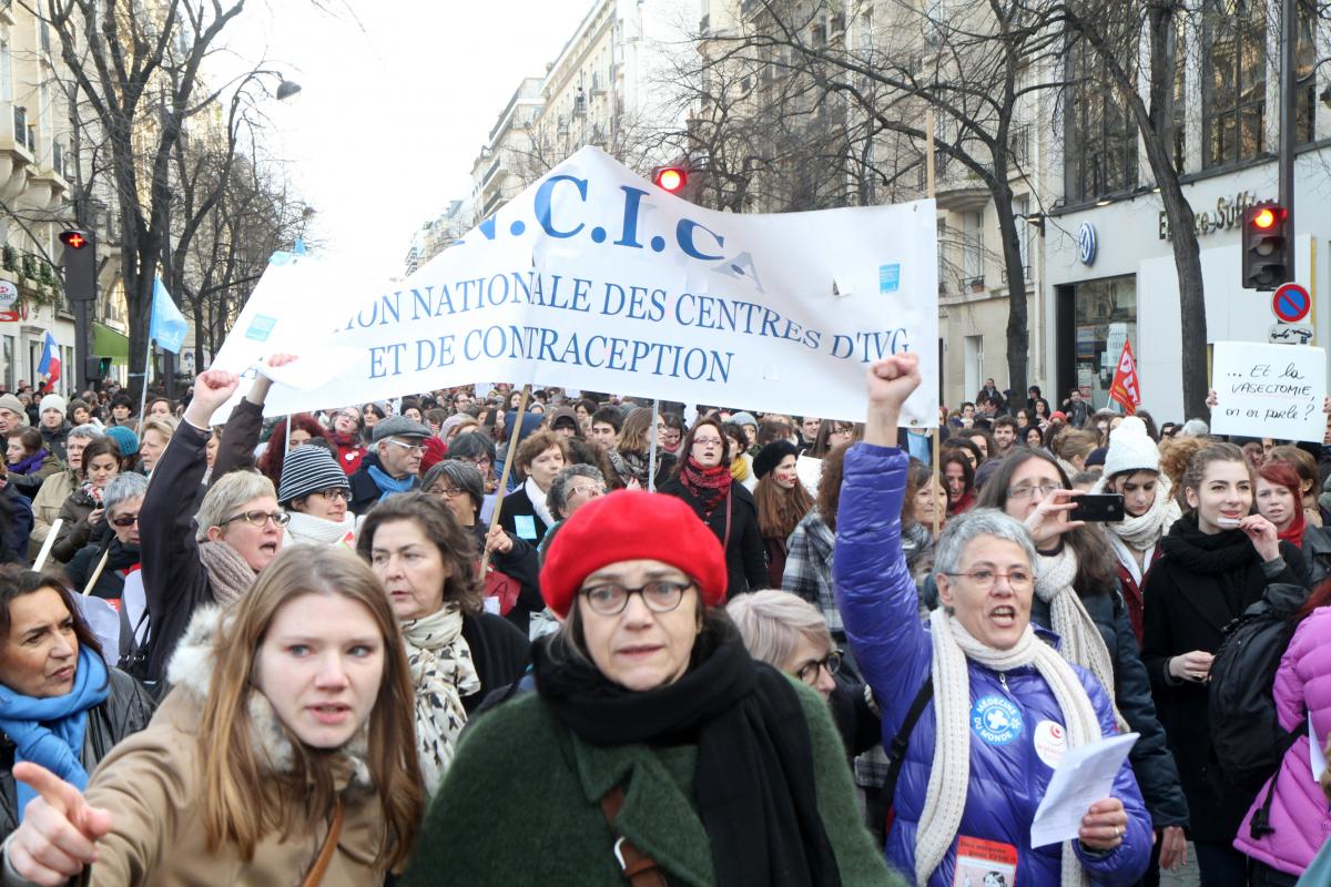 Banderole Coordination Nationale des Centres IVG et de Contraception (CNCIC)