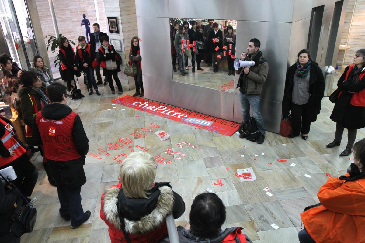 Occupation du hall