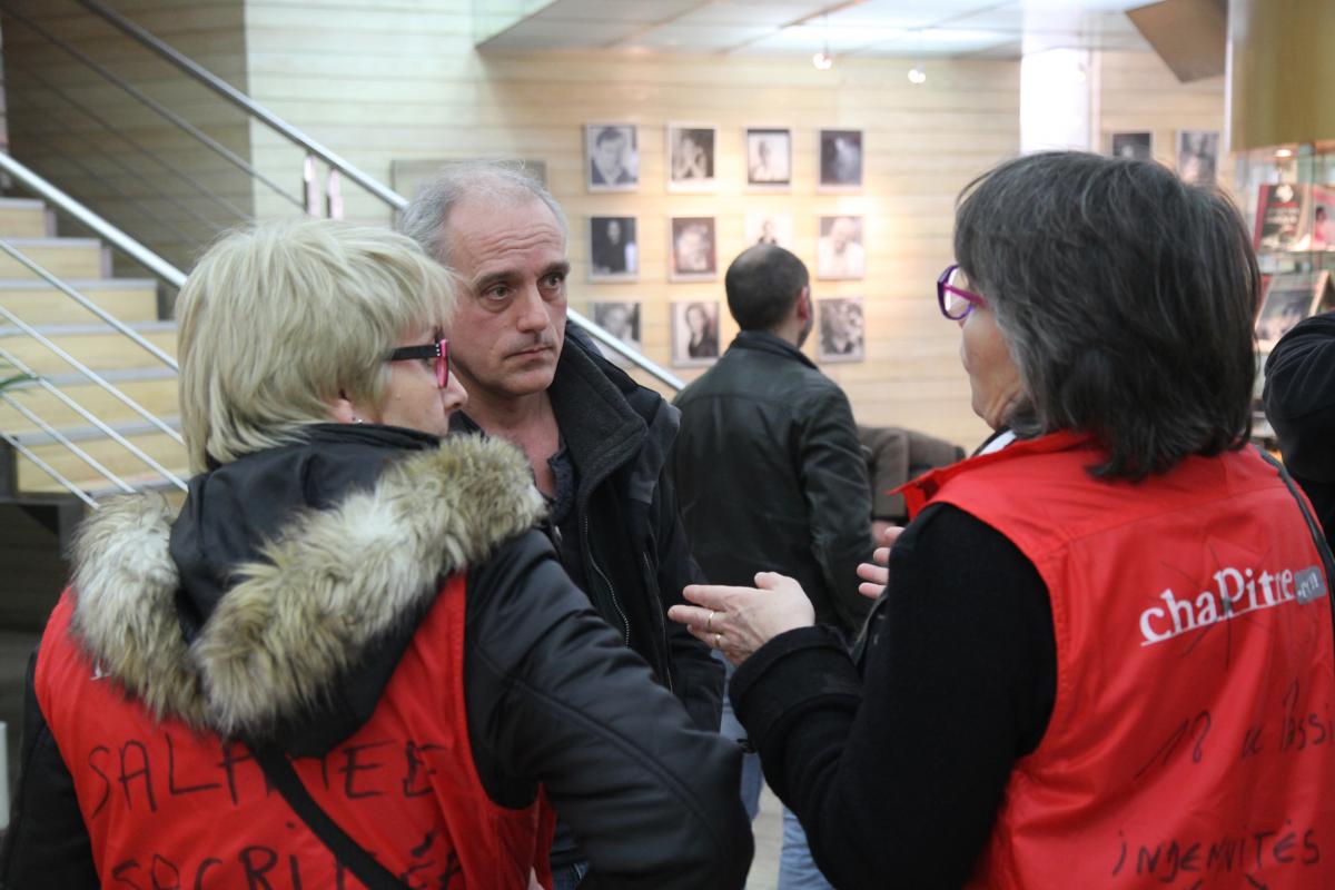 Occupation du hall