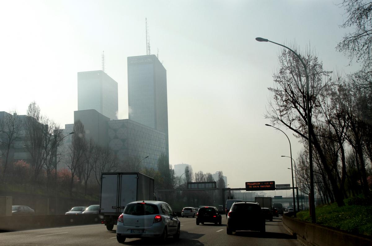 Sur le périphérique vers 10h du matin, prés de la porte de Bagnolet