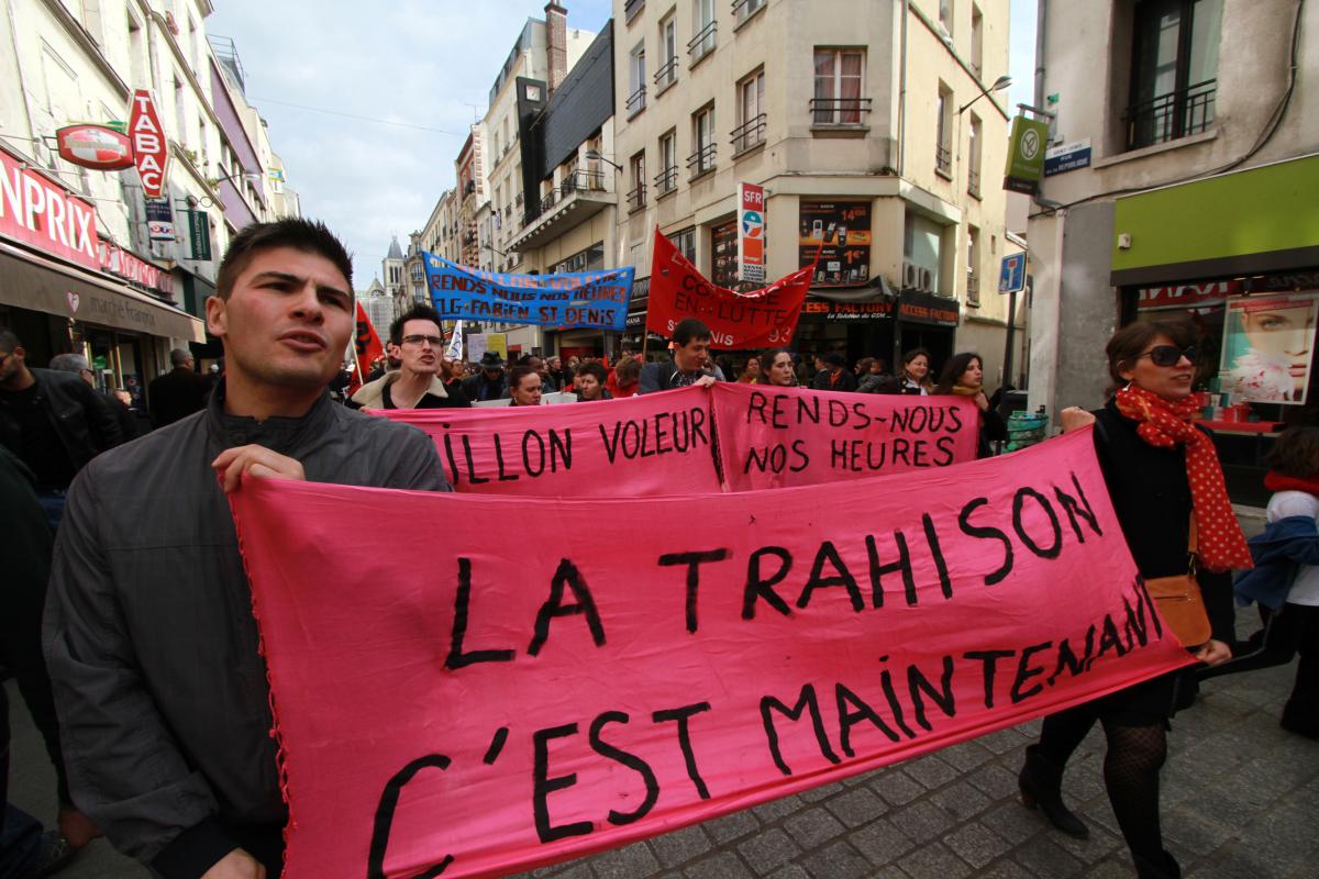 Banderole la trahison c'est maintenant