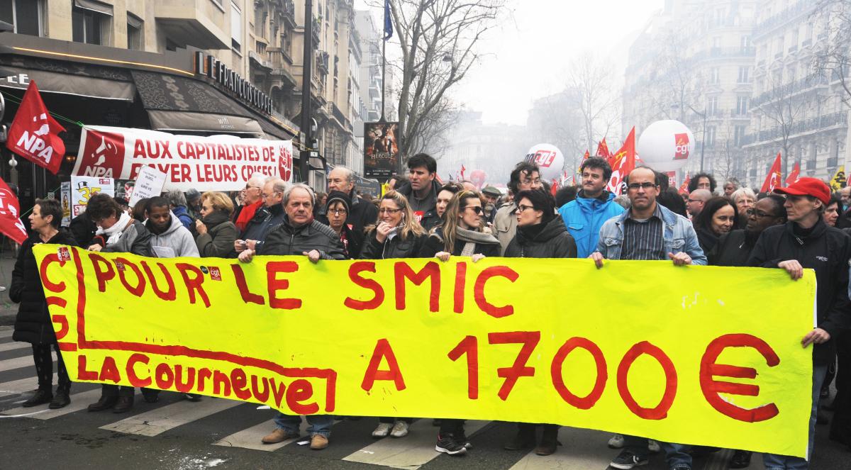 Pour le smic à 1700 euros