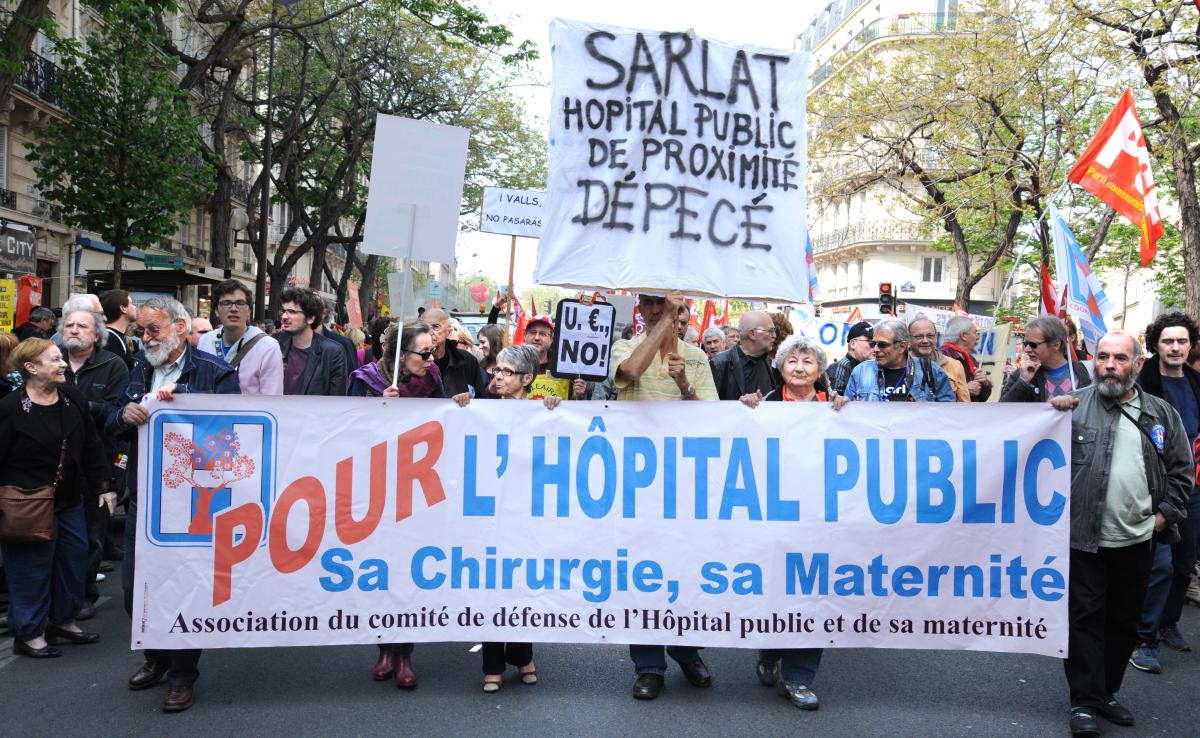 Hôpital public de Sarlat Dordogne dépecé