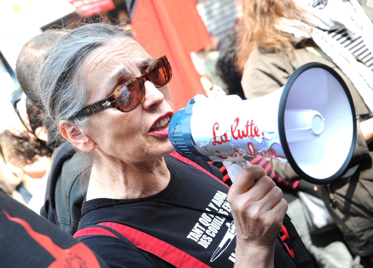 Cortège des intermittents du spectacle.