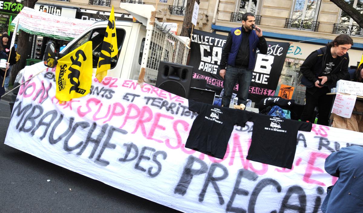 Syndicat SUD Solidaires activités postales 92 non aux suppressions d'emplois embauche des précaires