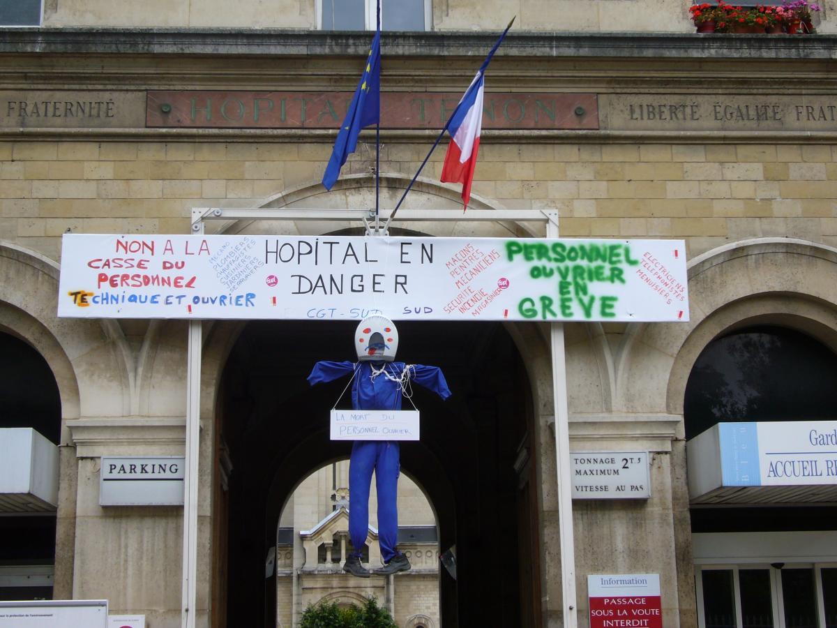 Hôpital en grève