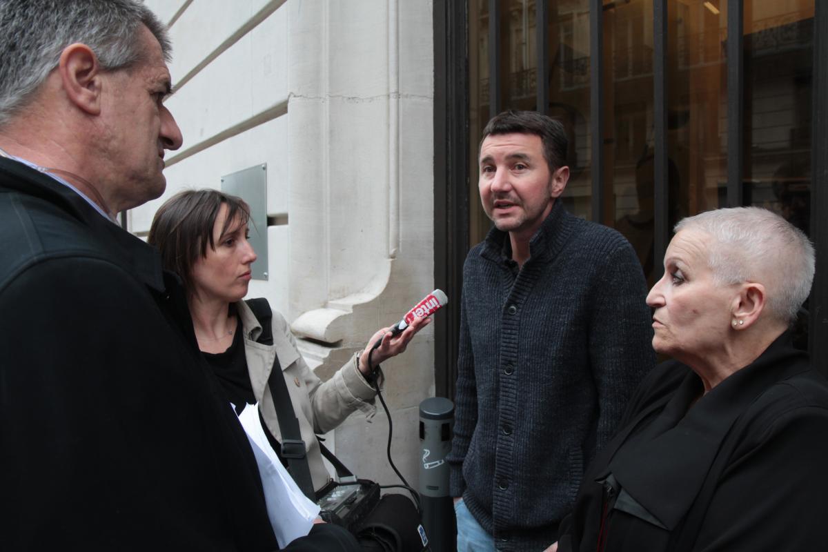 Jean Lassalle, Olivier Besancenot et Christiane Leveuf