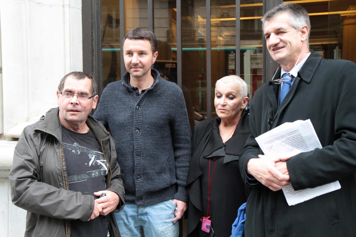 Olivier Besancenot, Christiane Leveuf et Jean Lassalle