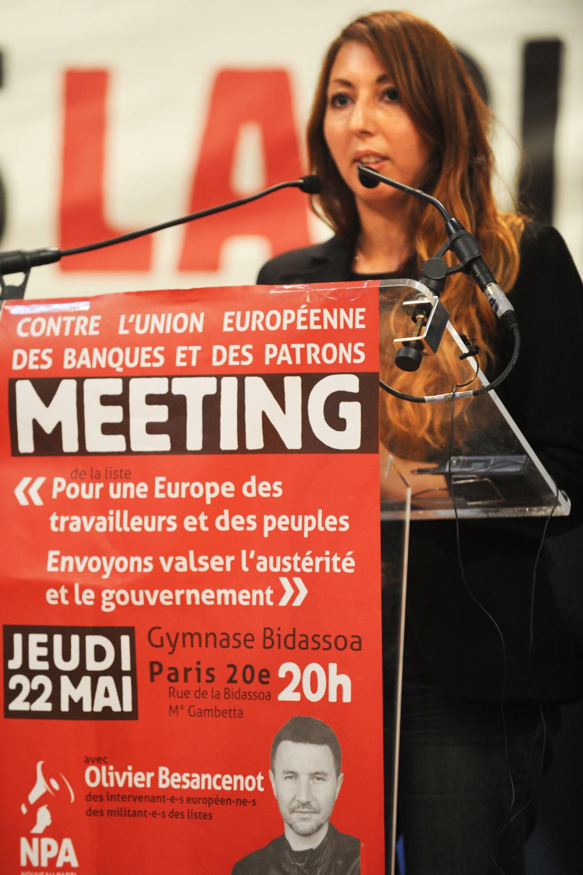 Sabrina Hamache sur liste Européenne circonscription ile de France