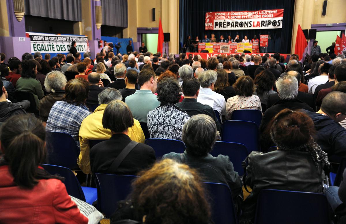 Meeting Election Européenne Ile de France Paris