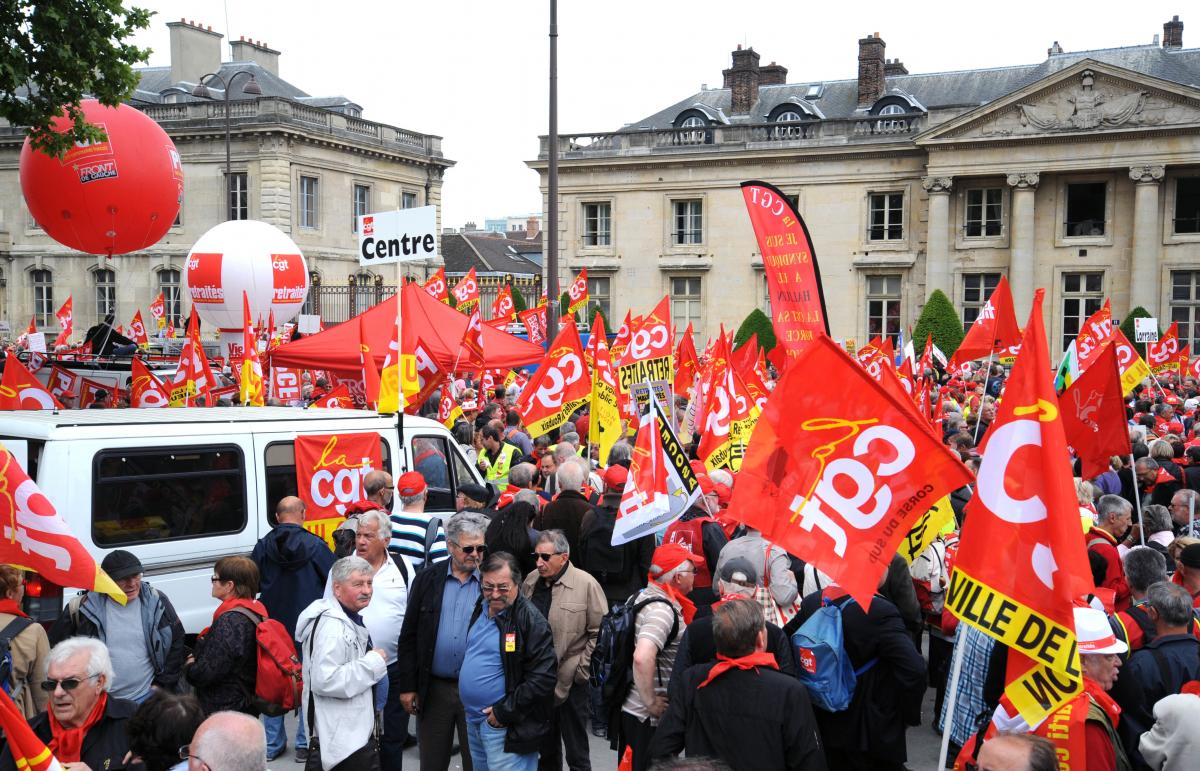 Manifestation Nationale intersyndicale Retraités Non au plan d'Austérité 20000 retraités à Paris
