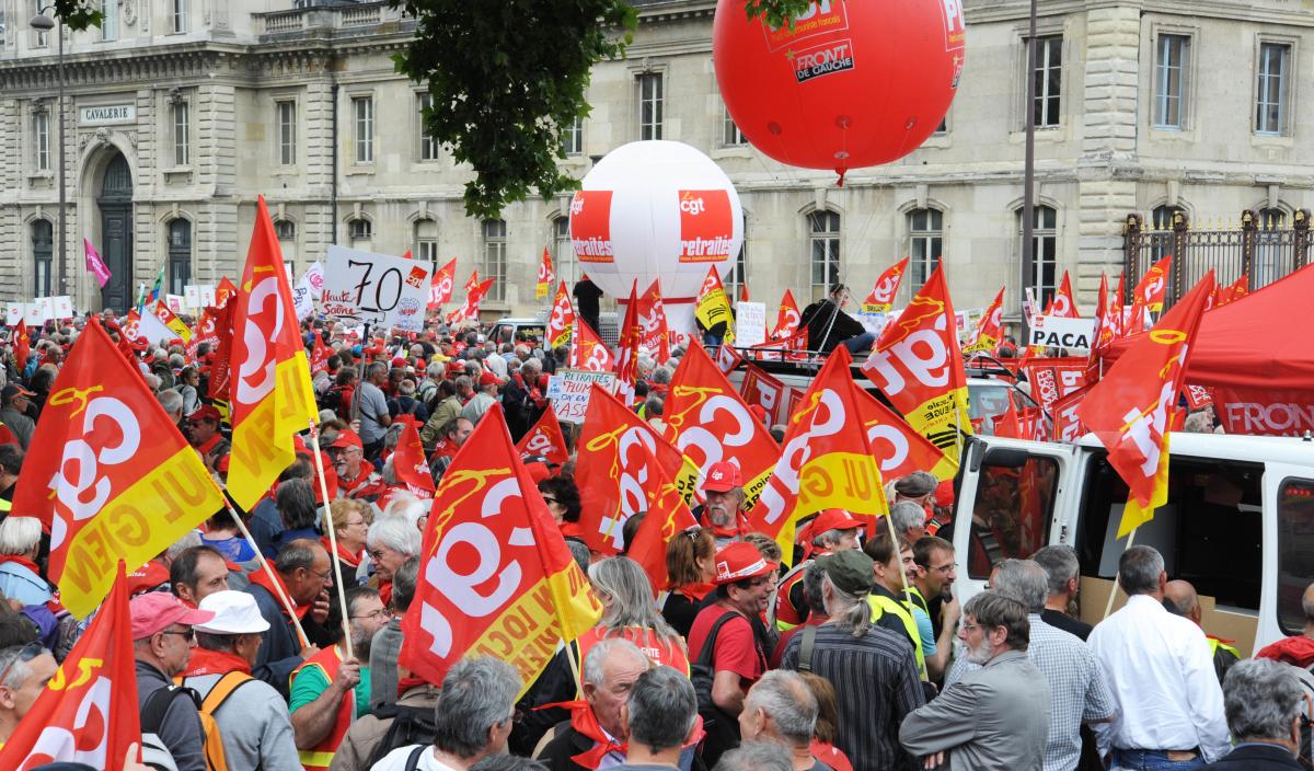 Manifestation Nationale intersyndicale Retraités Non au plan d'Austérité 20000 retraités à Paris
