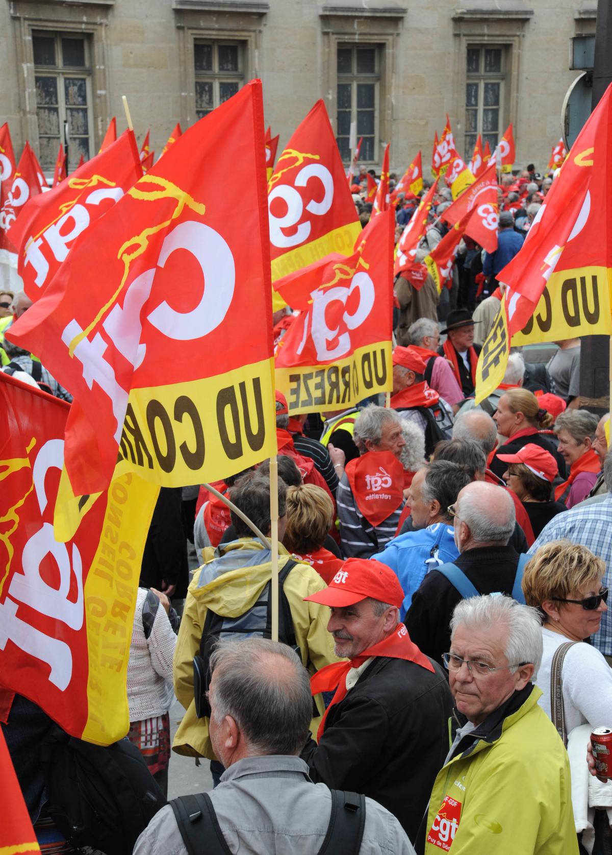 Manifestation Nationale intersyndicale Retraités Non au plan d'Austérité 20000 retraités à Paris