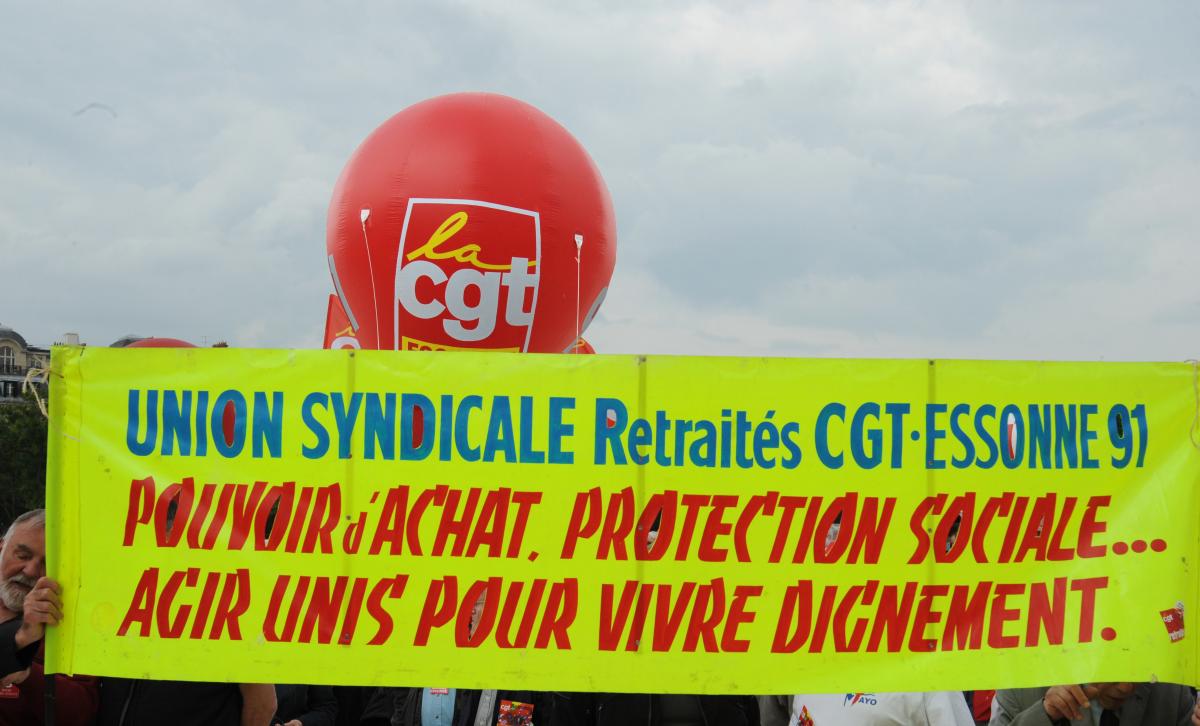 Manifestation Nationale intersyndicale Retraités Non au plan d'Austérité Essonne 91