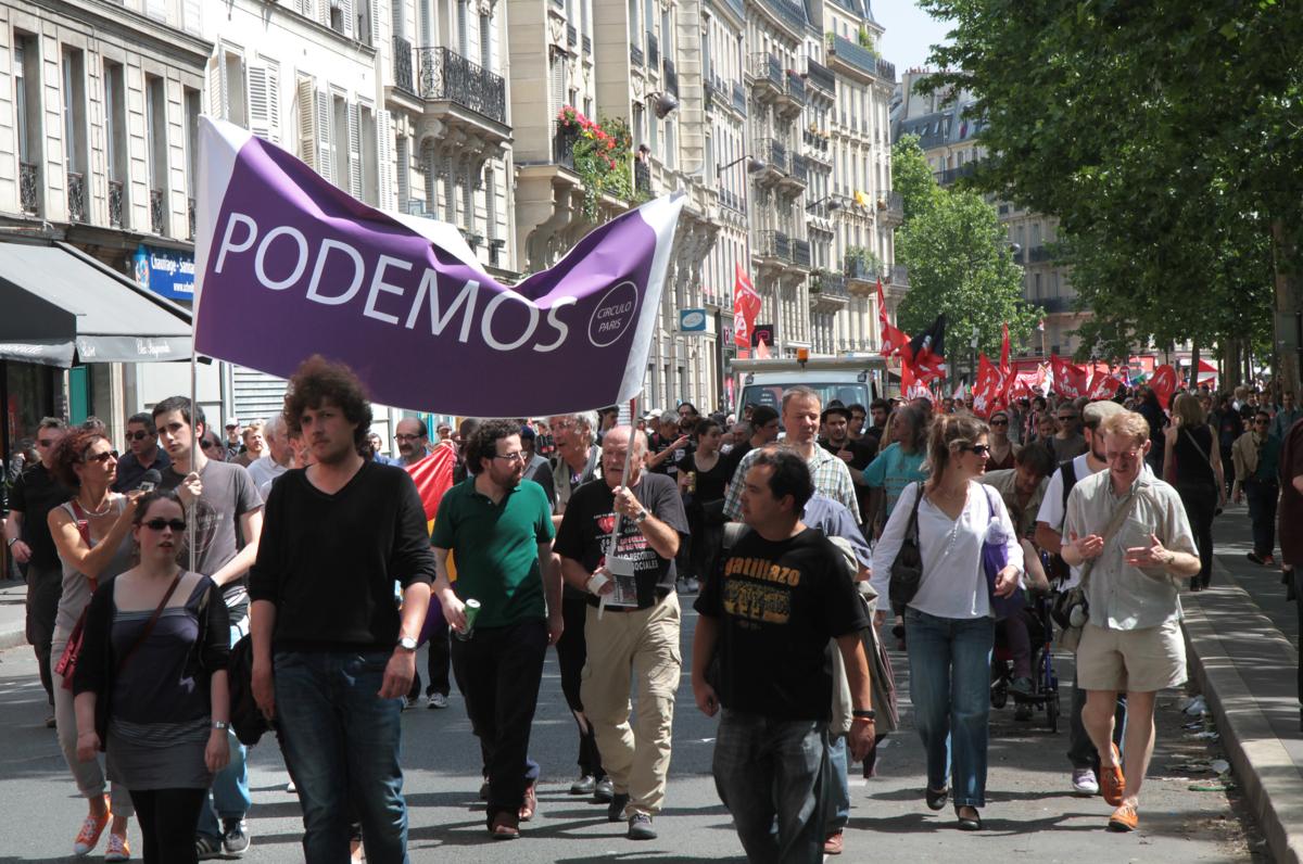 Banderole PODEMOS