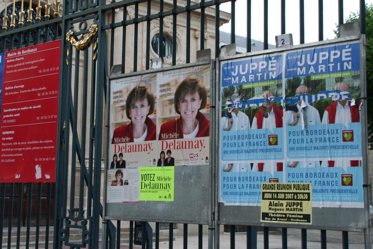 Législatives2007 Juppé éliminé