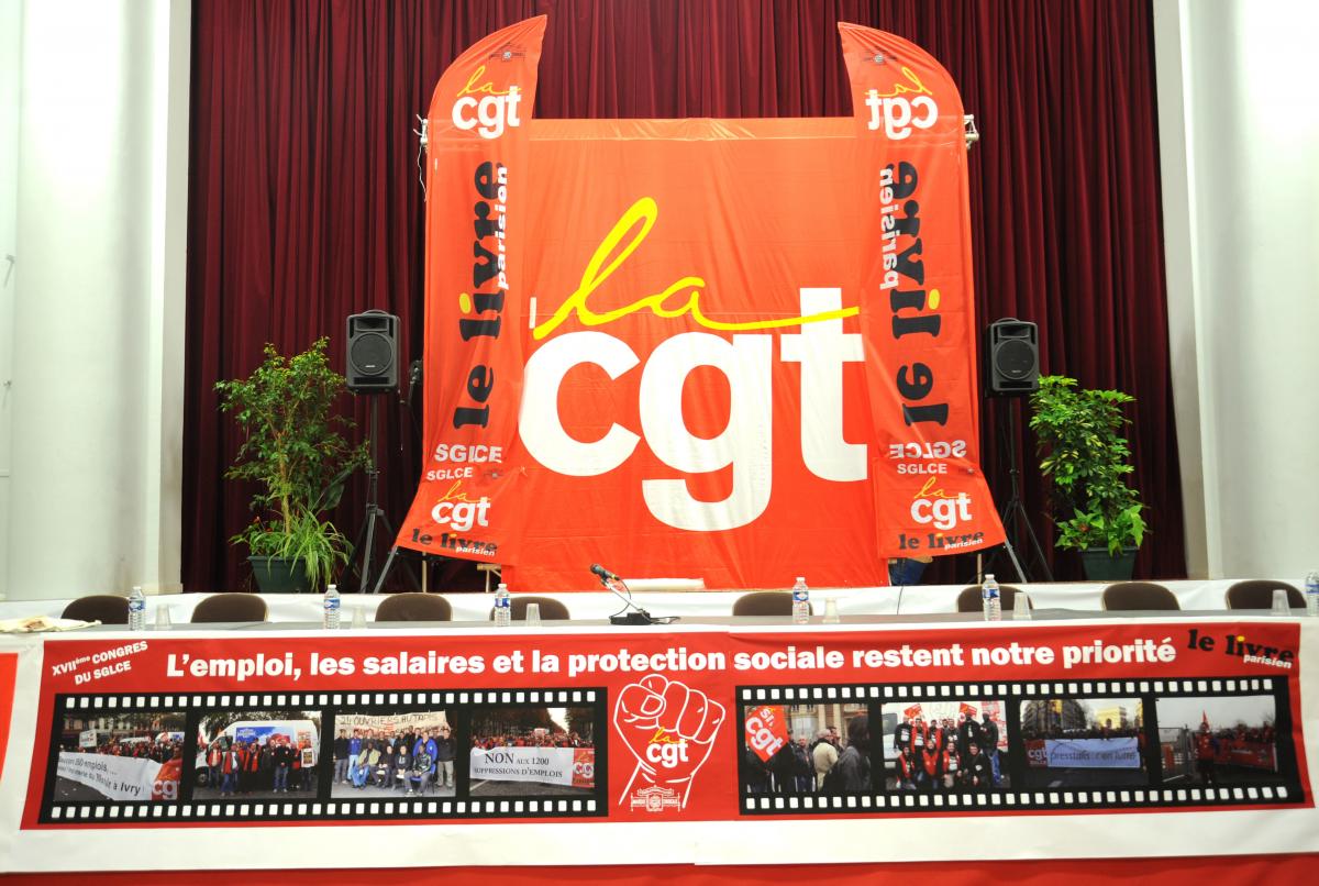SGLCE. syndicat général du Livre et de la communication écrite Cgt 17em congrès