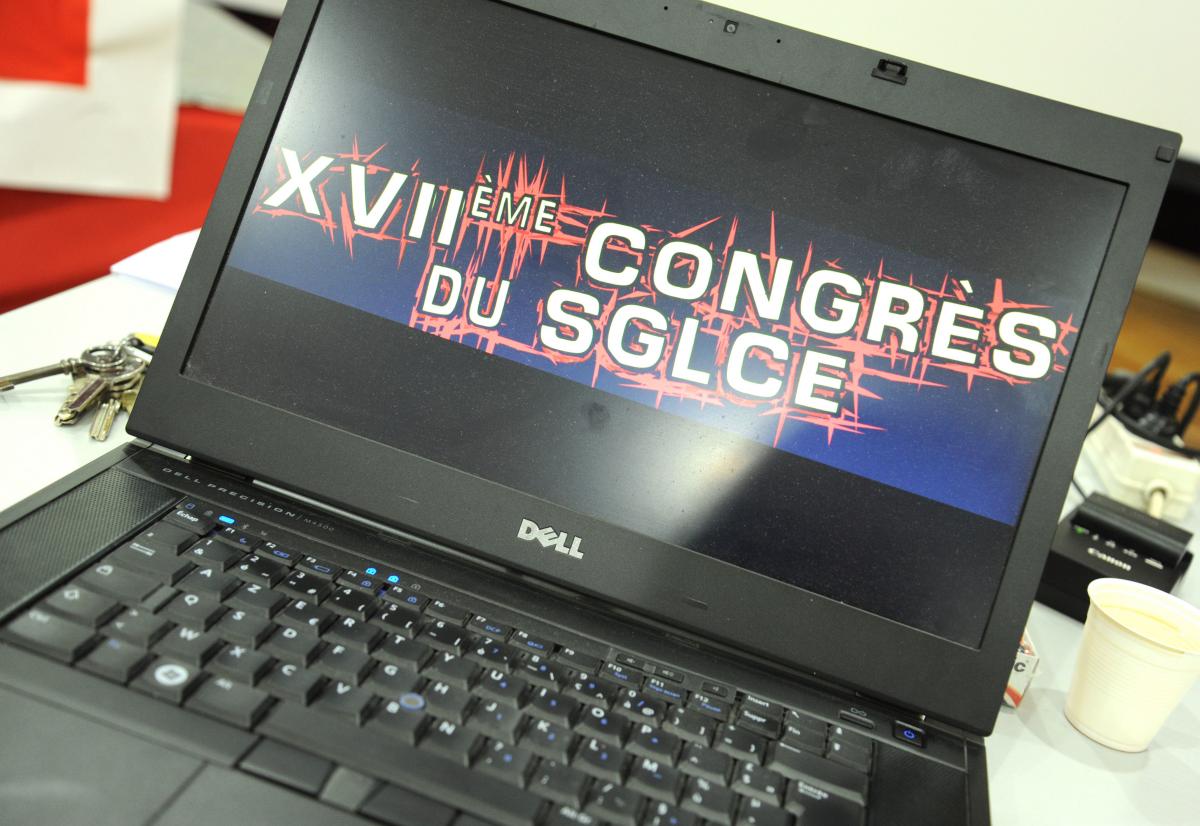 SGLCE. syndicat général du Livre et de la communication écrite Cgt 17em congrès