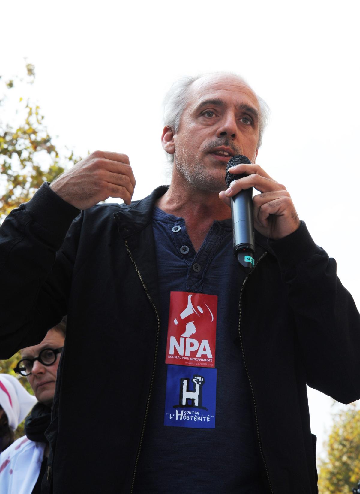 Philippe Poutou à la Convergence des hôpitaux