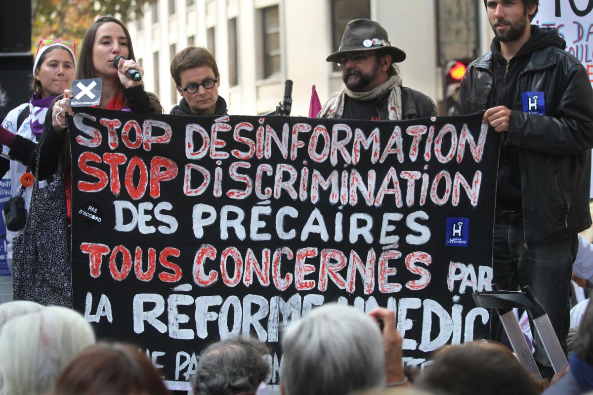Prise de parole des intermittents et précaires