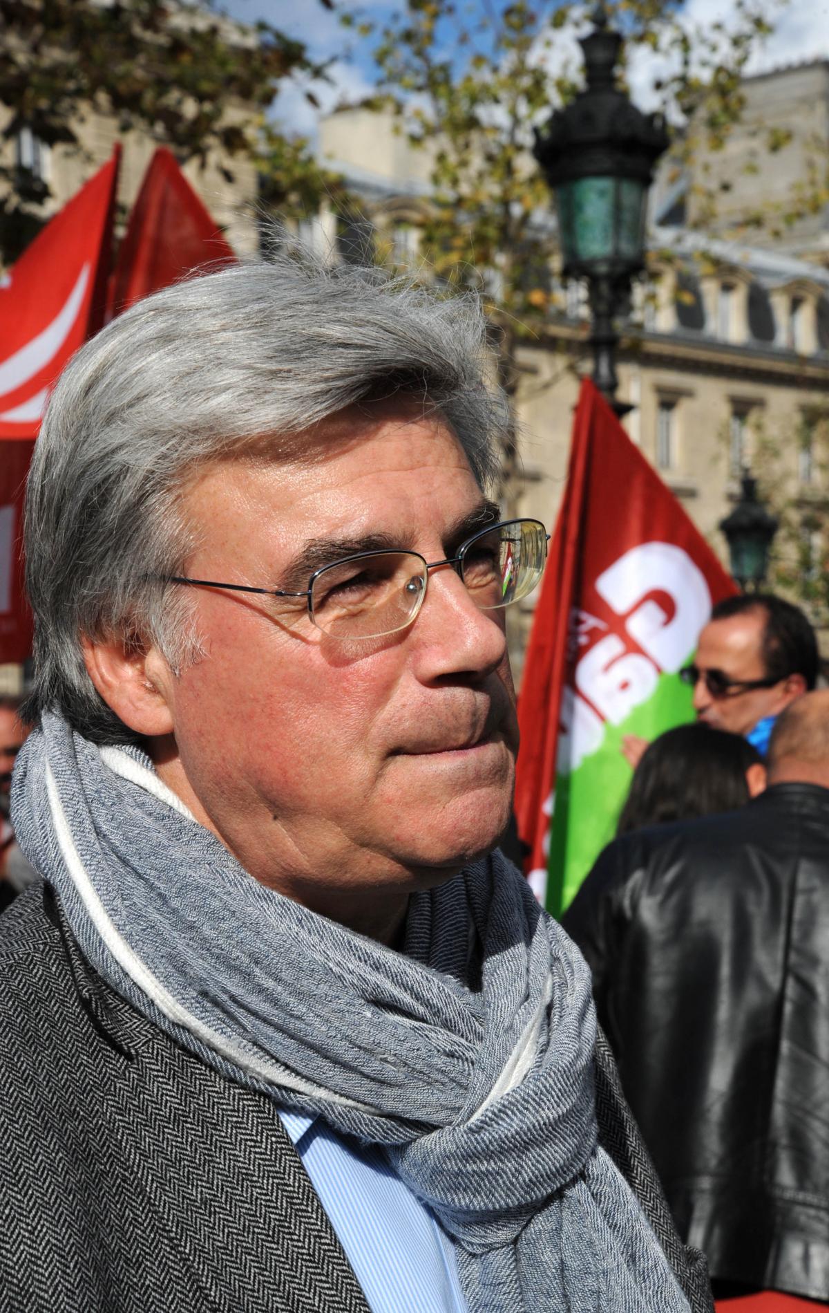 Patrick Le Hyaric directeur du journal L'Humanité et député européen