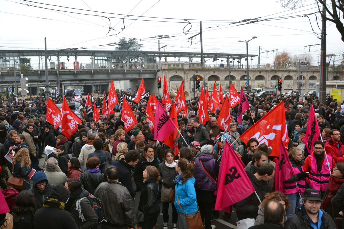 cortege avant le départ