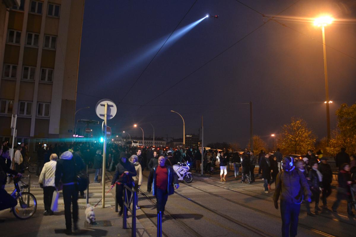 fin de la manif helico gendarmerie 2