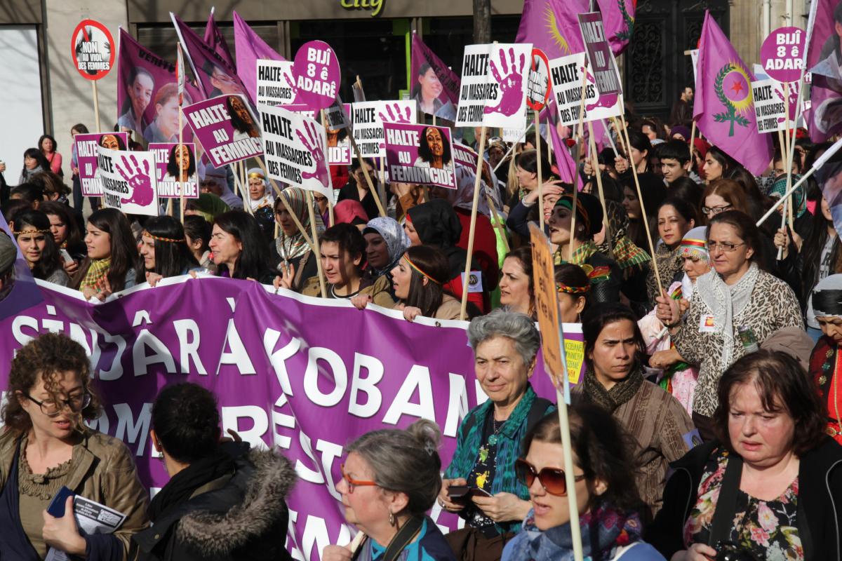 Cortège des femmes kurdes