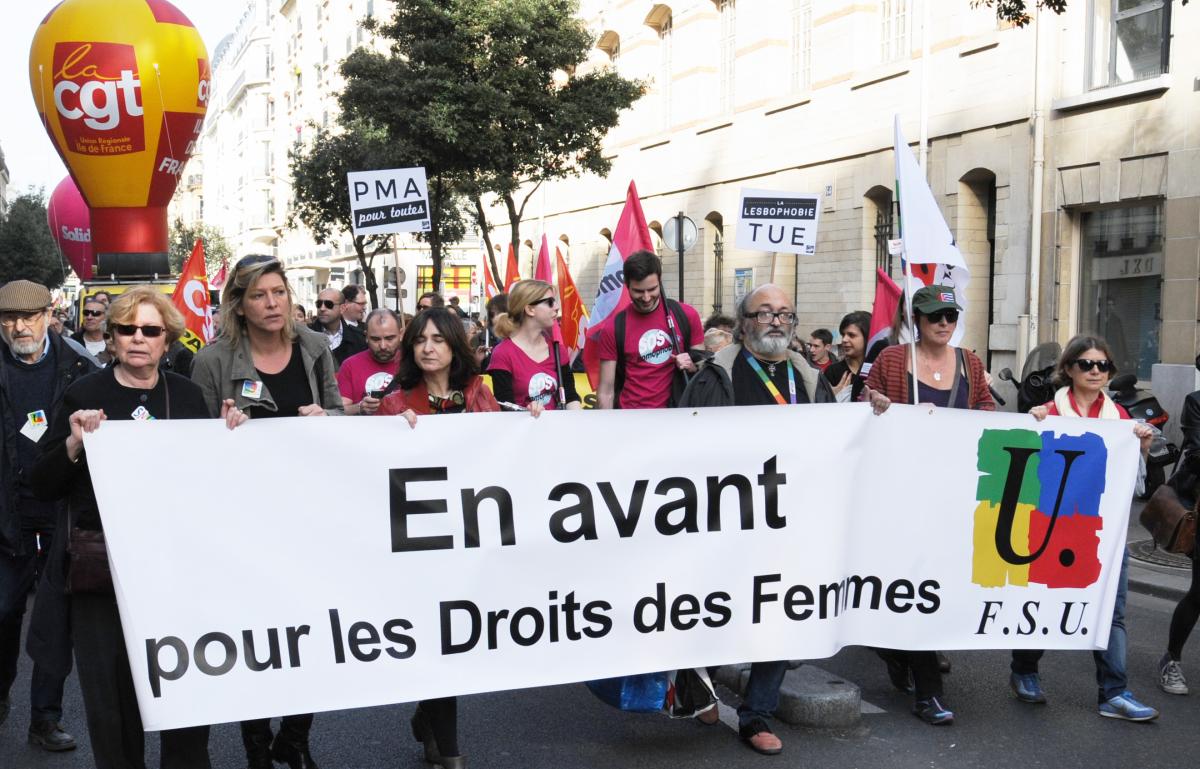 En avant pour les droits des Femmes FSU