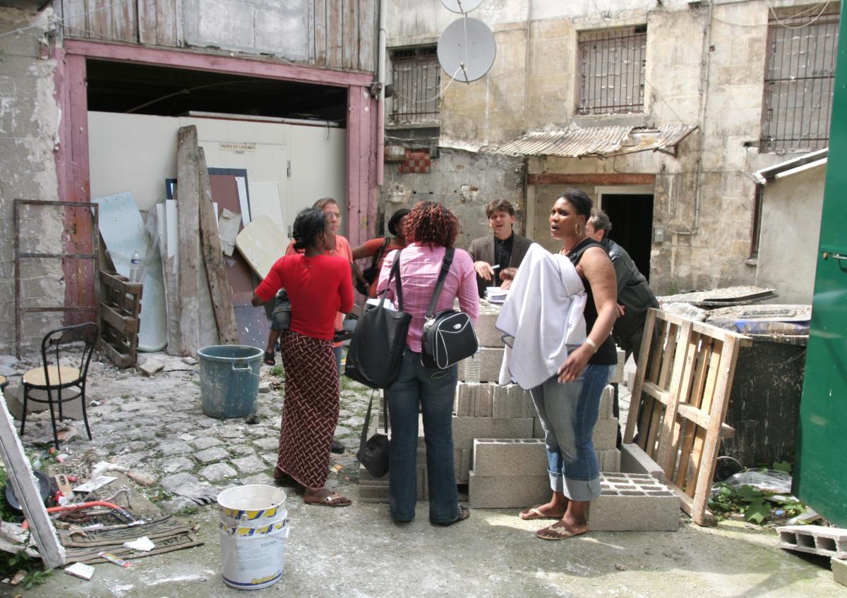 expulsion d'un squat à saint denis