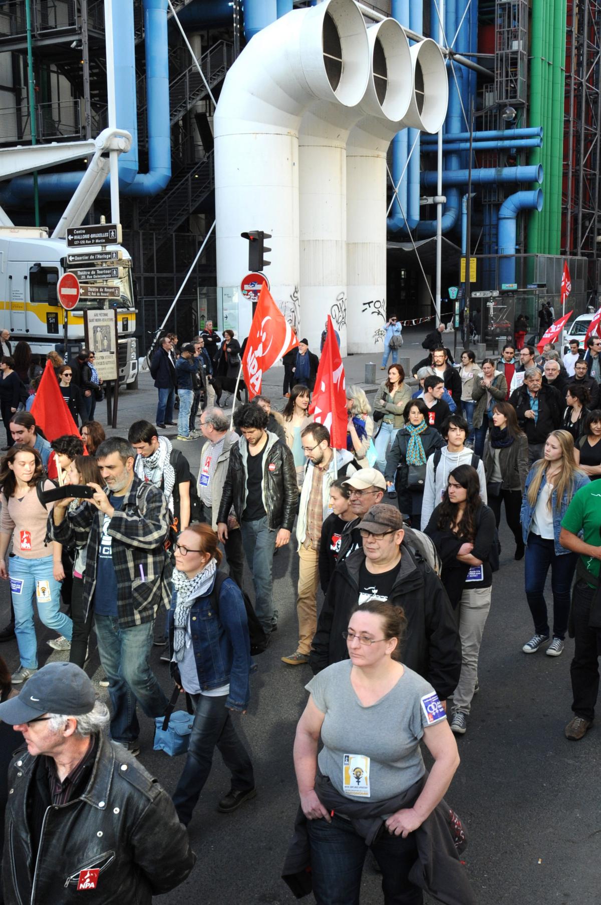 Cortège Npa 8 Mars pour les droits des femmes