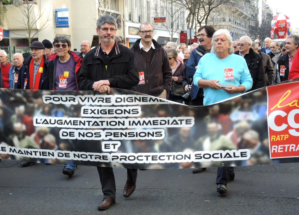 Les retraités revendiquent la fin du gel des pensions et leur indexation sur lévolution des salaires.