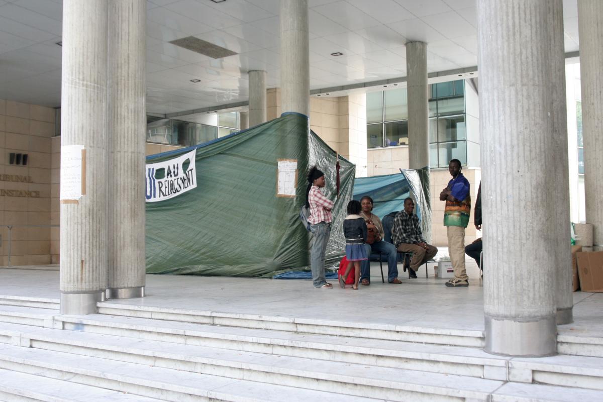 expulsion d'un squat à saint denis
