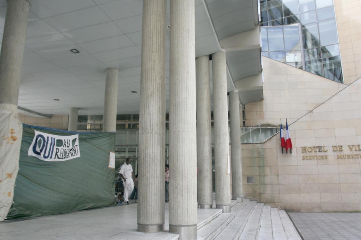 expulsion d'un squat à saint denis