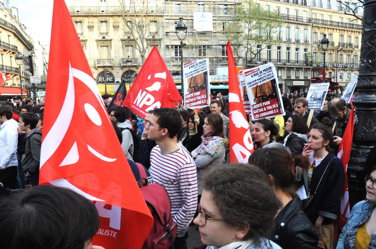 Campagne développée en soutien à notre camarade Gaëtan ainsi qu'aux autres condamnés