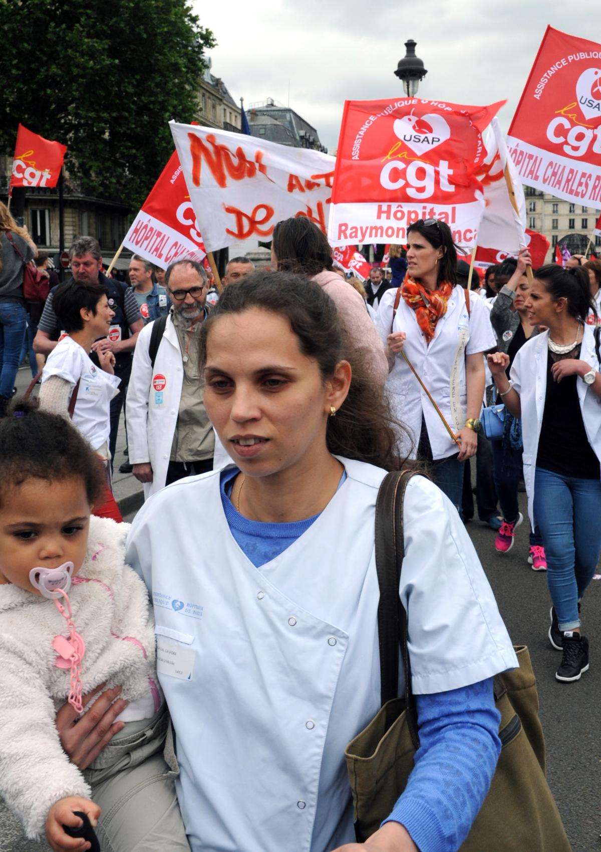 Salariés de l'AP-HP en grêve