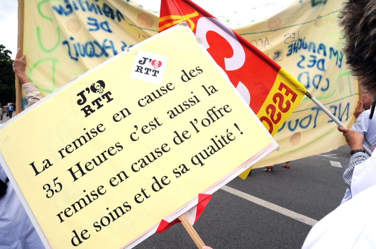 La remise en cause des 35 Heures c'est aussi la remise en cause de l'offre de soins et de sa qualité!