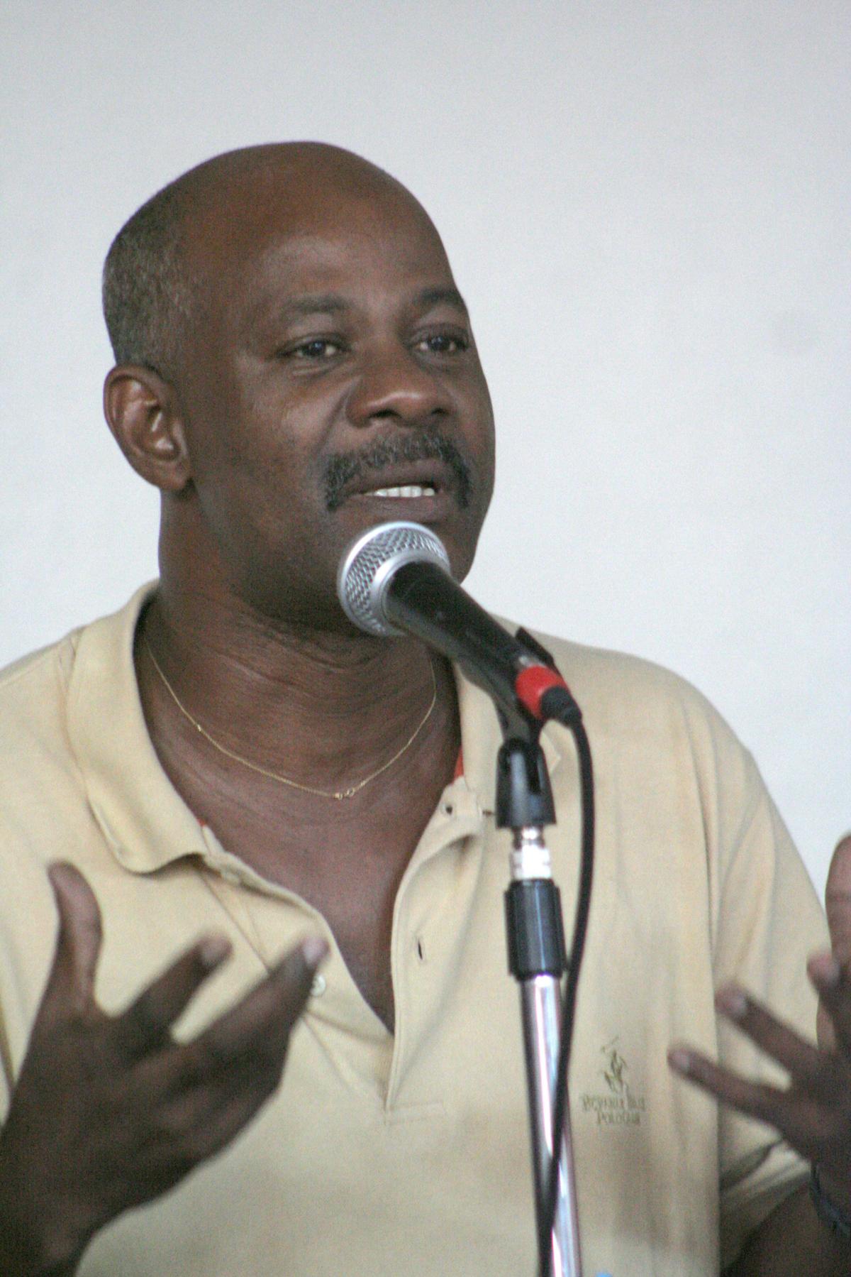 Alex Lollia syndicaliste à la CTU Guadeloupe