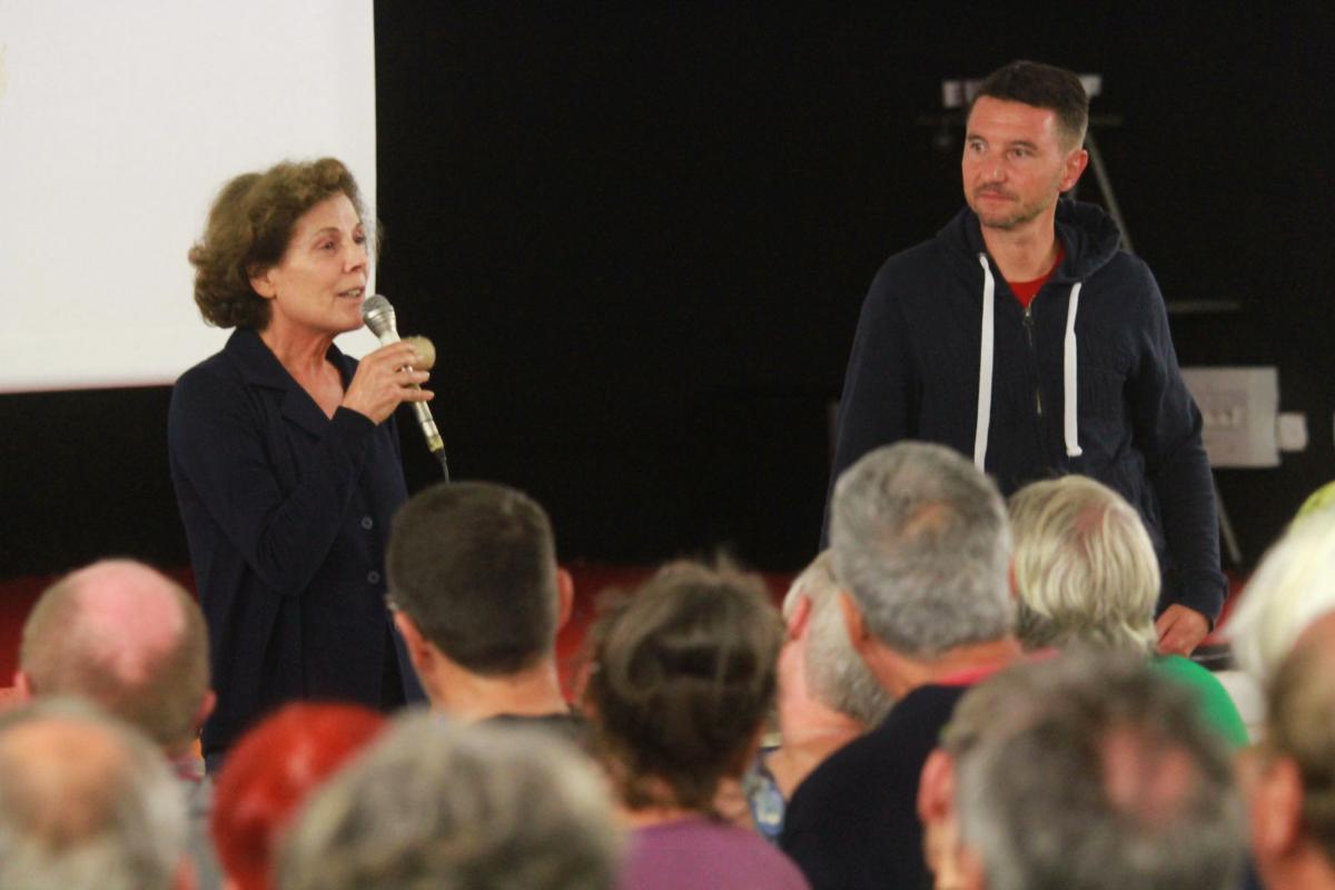 Carmen Castillo et Olivier Besancenot