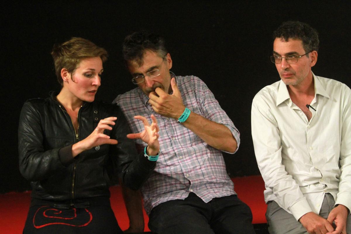 Nina Faure, Pierre Carles et Serge Halimi