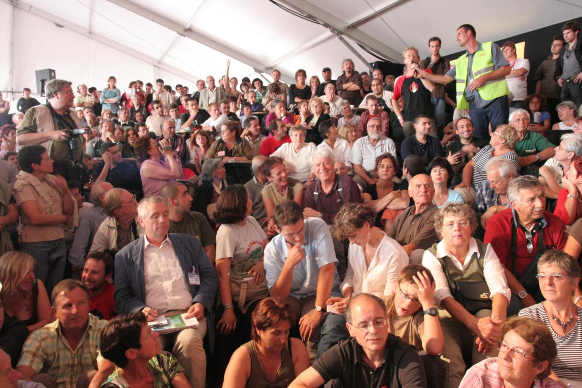 débat à la fête de l'huma 2007