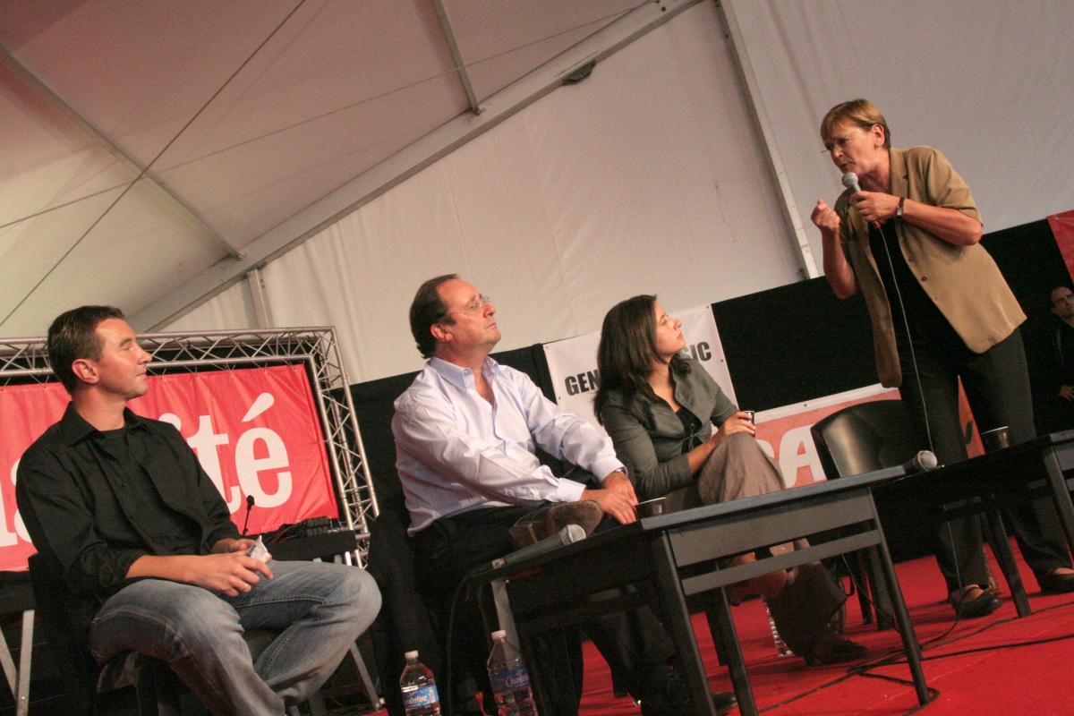 débat à la fête de l'huma 2007