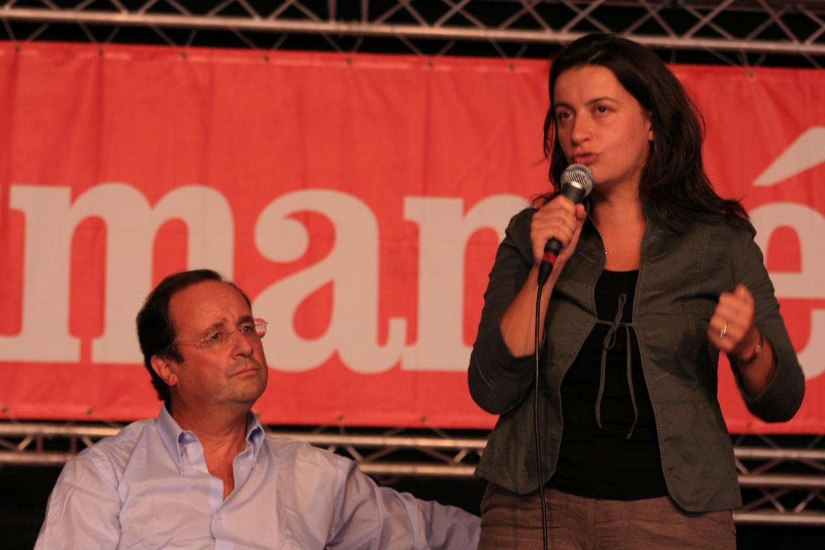Cécile Duflot et François Hollande