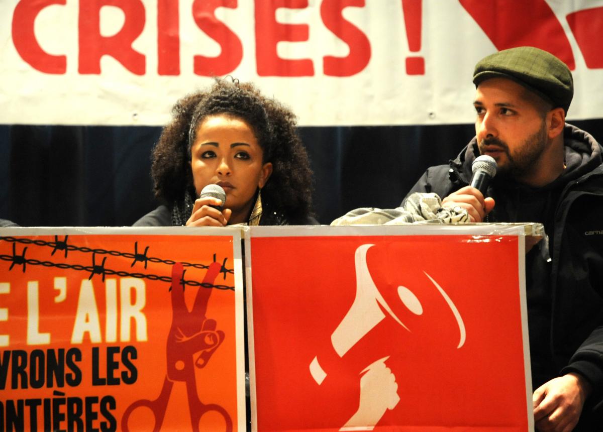 Intervention de Baby migrante Ethiopienne ayant fuit la jungle de Calais