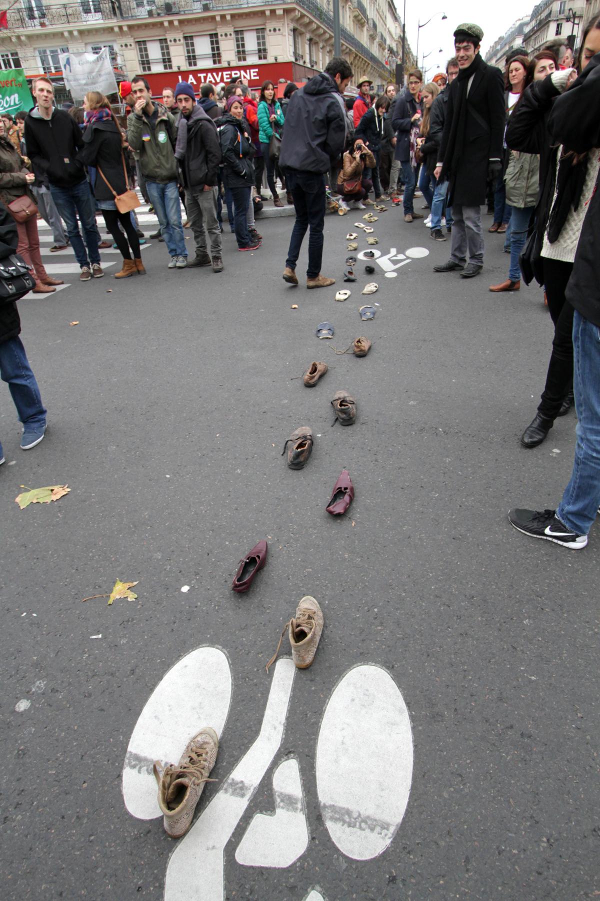 Chemin de chaussures